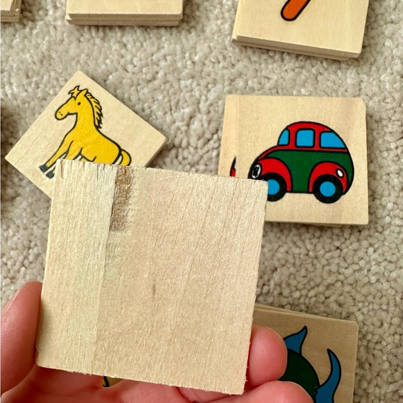 Vintage Wooden Memory Game - Picture 5 of 9